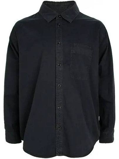 Relaxed Workwear Long Sleeve Shirt Ash Black - LEMAIRE - BALAAN 2