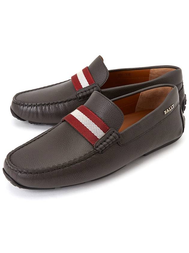 Pearce Leather Loafer Brown - BALLY - BALAAN 2