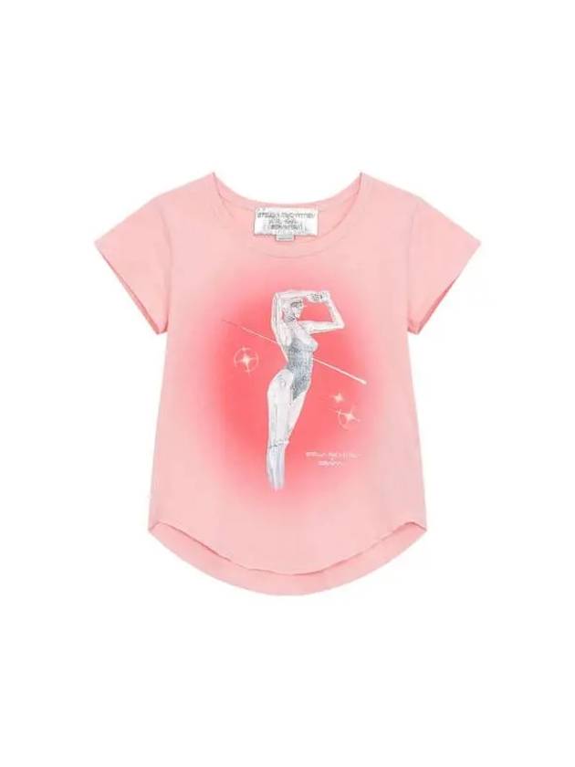 STELLA McCARTNEY SORAYAMA Robot Graphic Round T Shirt Pink - STELLA MCCARTNEY - BALAAN 1