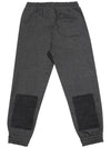 University Circle Wool Patch Sweatpants Gray - IFELSE - BALAAN 3