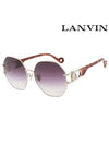 Sunglasses LNV126SLB 770 Square Metal Women s - LANVIN - BALAAN 1