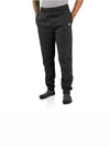 Midweight Tapered Loose Fit Track Pants Black - CARHARTT - BALAAN 2