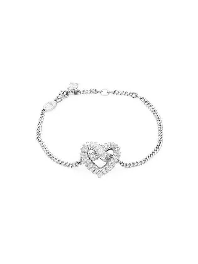 Matrix Heart Bracelet Silver - SWAROVSKI - BALAAN 2