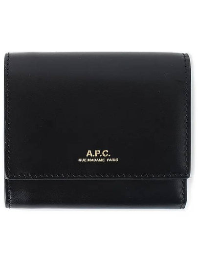 Royce Small Compact Half Wallet Black - A.P.C. - BALAAN 2