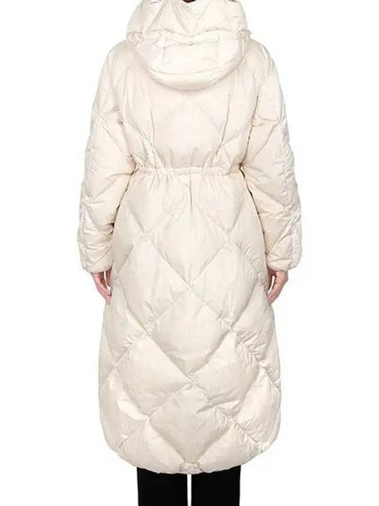 White Mirano Hooded Goose Down Jacket 008 - MAX MARA - BALAAN 2