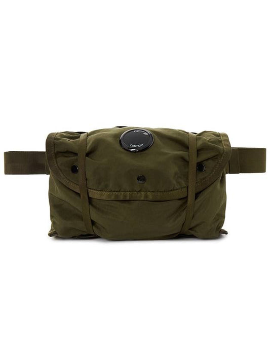 Nylon B Waistband Cross Bag Green - CP COMPANY - BALAAN 2