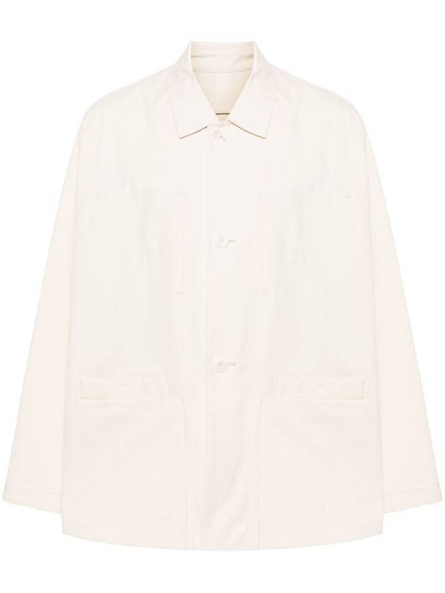 Boxy SB Workwear Jacket Pale Ecru - LEMAIRE - BALAAN 1