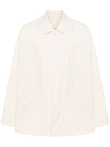 Boxy SB Workwear Jacket Pale Ecru - LEMAIRE - BALAAN 1