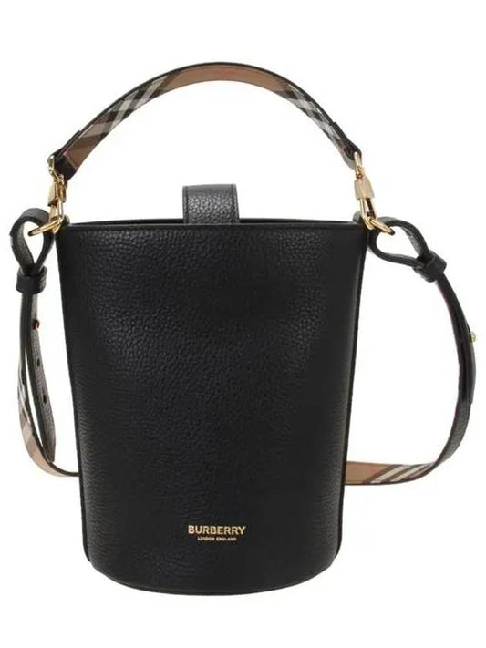 LL Small Bucket Bag Black - BURBERRY - BALAAN 2