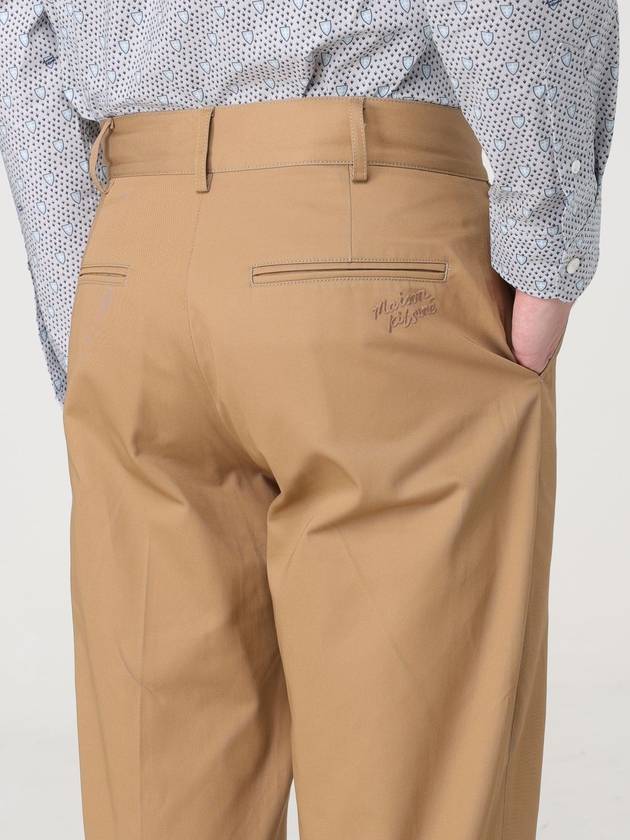 Maison Kitsun&eacute; pants in cotton gabardine - MAISON KITSUNE - BALAAN 4