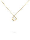 Sweet Alhambra Pendant Necklace Gold White - VANCLEEFARPELS - BALAAN 2