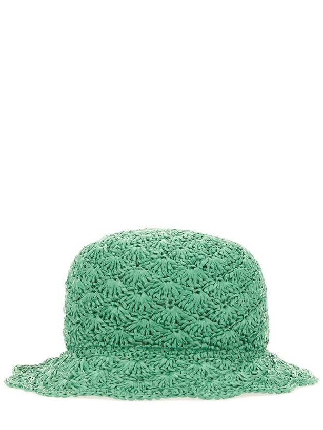 Red Valentino Raffia Bucket Hat - RED VALENTINO - BALAAN 1