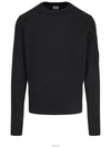 Men's Lens Wappen Wool Crew Neck Knit Black - CP COMPANY - BALAAN 2