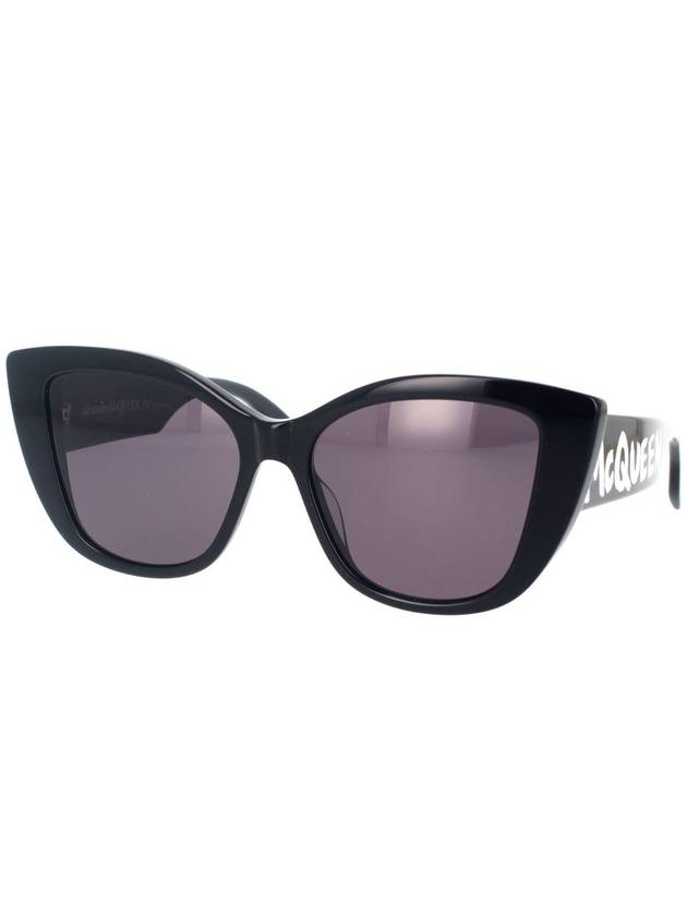 Eyewear Logo Sunglasses Black - ALEXANDER MCQUEEN - BALAAN 3