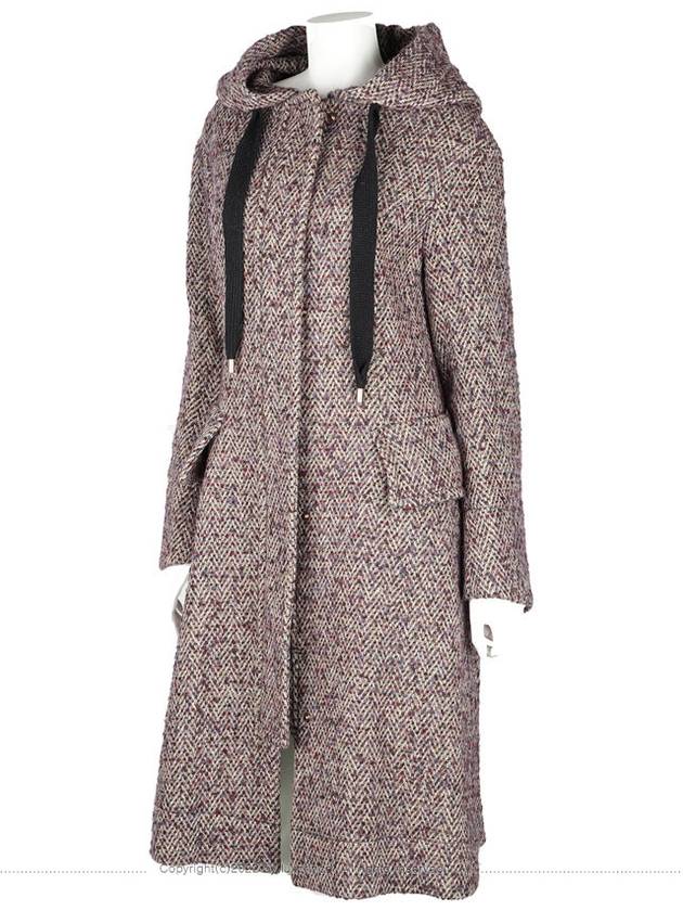 Wool Alpaca Hood Coat Purple 11105hva - VIVIENNE WESTWOOD - BALAAN 2