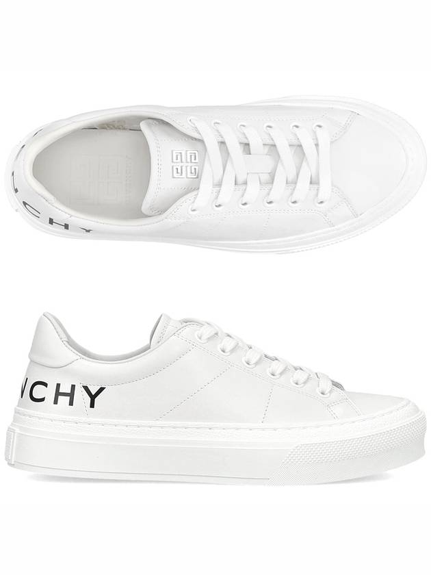 City Sports Leather Low Top Sneakers White - GIVENCHY - BALAAN 2