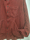 Gingham Check Long Sleeve Shirt Red - DSQUARED2 - BALAAN 10