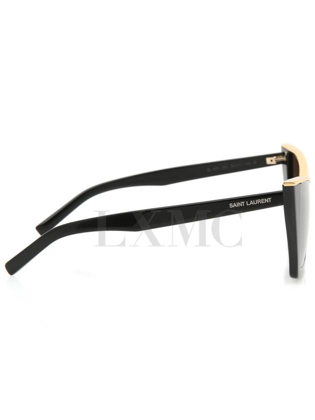 Cat eye black gold sunglasses SL570 - SAINT LAURENT - BALAAN 3