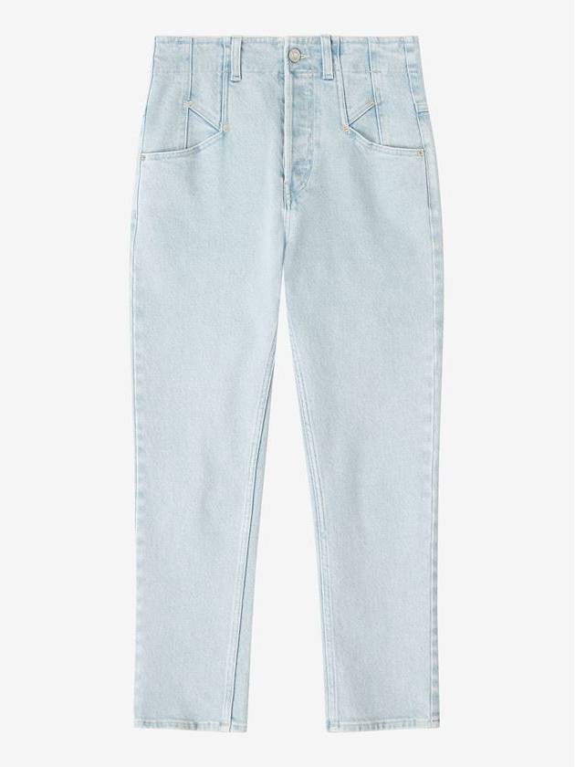 Niliane Slim Denim Jeans Light Blue - ISABEL MARANT - BALAAN 2