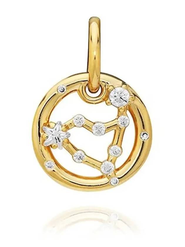 Capricorn Zodiac Dangle Bracelet Charm Gold - PANDORA - BALAAN 4