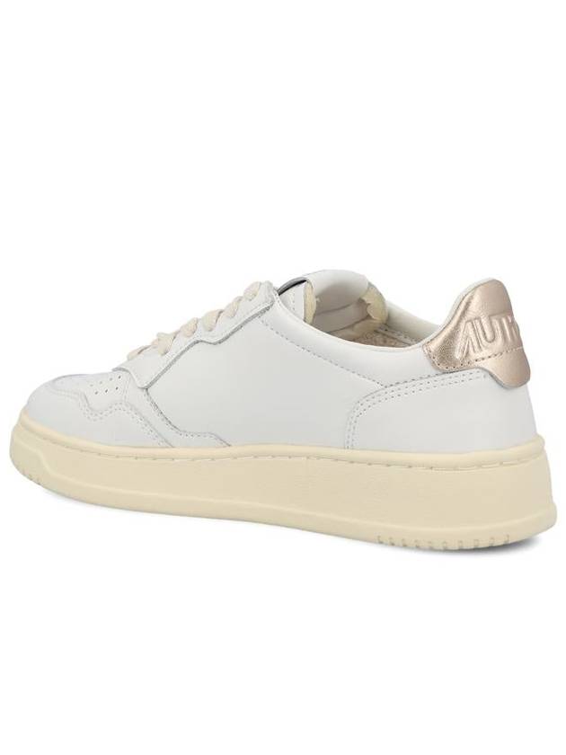 Medalist Goatskin Low Top Sneakers Gold White - AUTRY - BALAAN 4