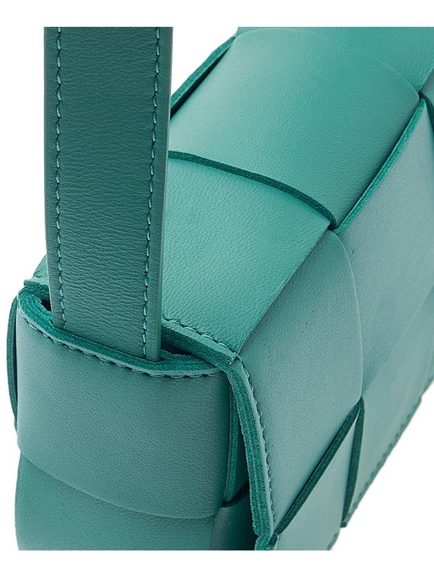 Intrecciato Cassette Small Cross Bag Green - BOTTEGA VENETA - BALAAN 8