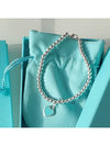 Heart Tag Bead Bracelet Blue Silver - TIFFANY & CO. - BALAAN 2