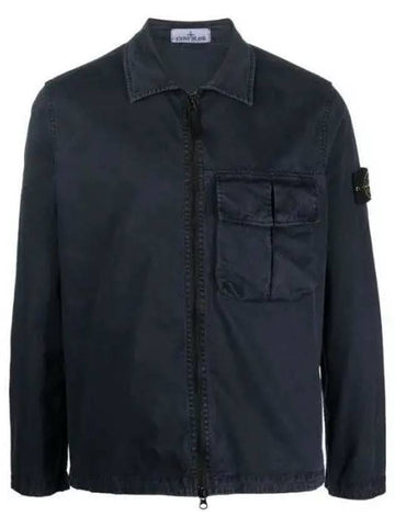 781510304 Wapen patch zip up overshirt jacket 22727028 271595 1009445 - STONE ISLAND - BALAAN 1