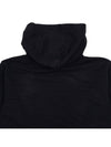 Brushed Cotton Fleece Garment Dyed Hooded Zip Up Black - STONE ISLAND - BALAAN 9