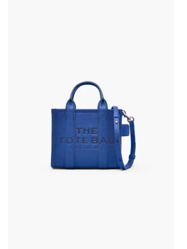 Leather the Mini Tote Blue MBBAS24004BUX - MARC JACOBS - BALAAN 1