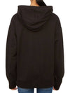 Embroidered logo hooded top black - MONCLER - BALAAN 4