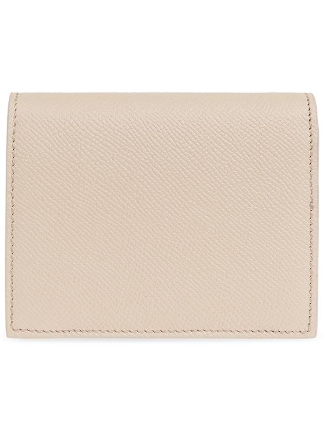 FERRAGAMO Leather Wallet, Women's, Beige - SALVATORE FERRAGAMO - BALAAN 3