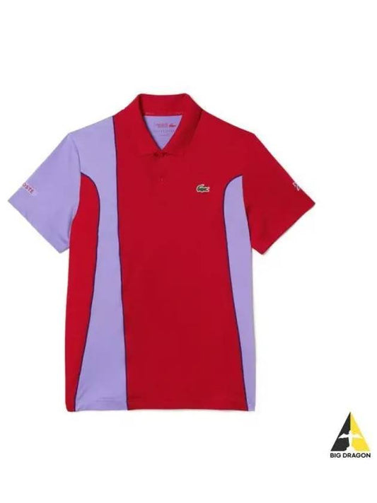 Novak Djokovic Color Block Polo DH354353NWSY01 - LACOSTE - BALAAN 1