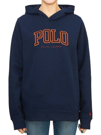 Kids Embroidered Logo Hoodie Top Navy - POLO RALPH LAUREN - BALAAN 2