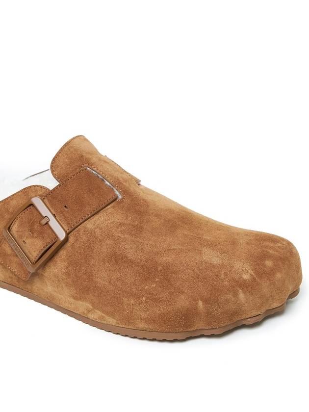 Sunday Shearling Mules Beige - BALENCIAGA - BALAAN 5