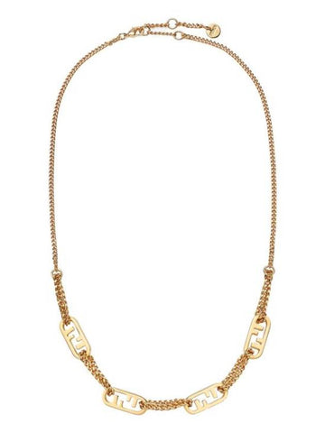 O'Lock Pendant Necklace Gold - FENDI - BALAAN 1