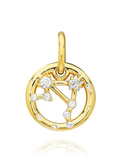 Libra Zodiac Dangle Bracelet Charm Gold - PANDORA - BALAAN 2