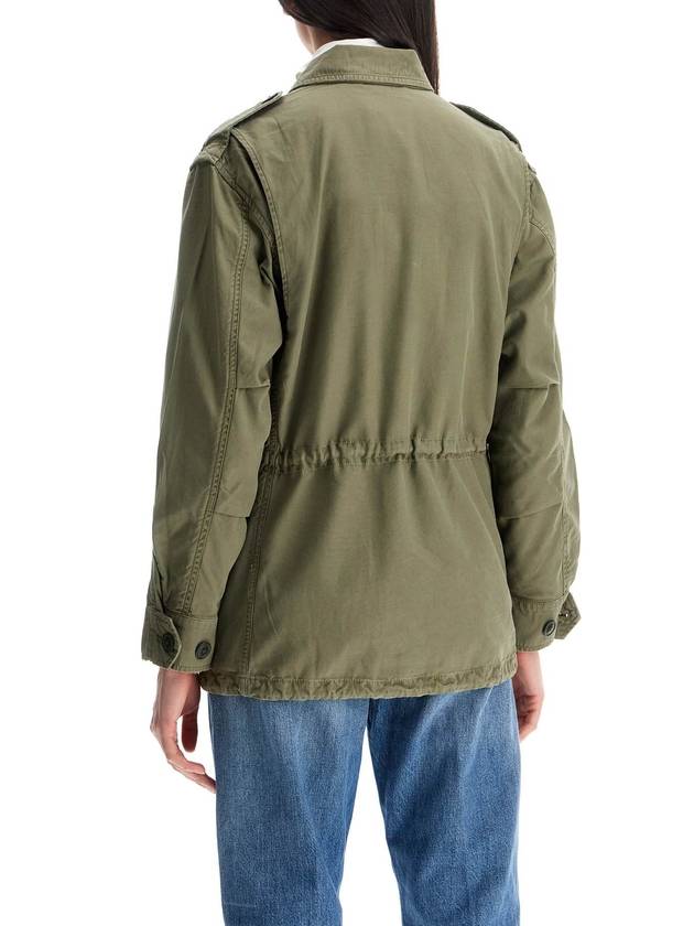 loose olive green m51 jacket in cotton - POLO RALPH LAUREN - BALAAN 3