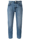 Women's Cropped Jeans Blue - Nº 21 - BALAAN 1