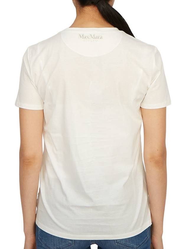 Vetta Short Sleeve T-Shirt White - MAX MARA - BALAAN 5