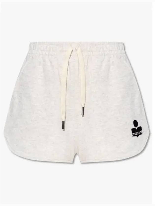 Mifa Logo Banding Shorts Beige - ISABEL MARANT - BALAAN 2