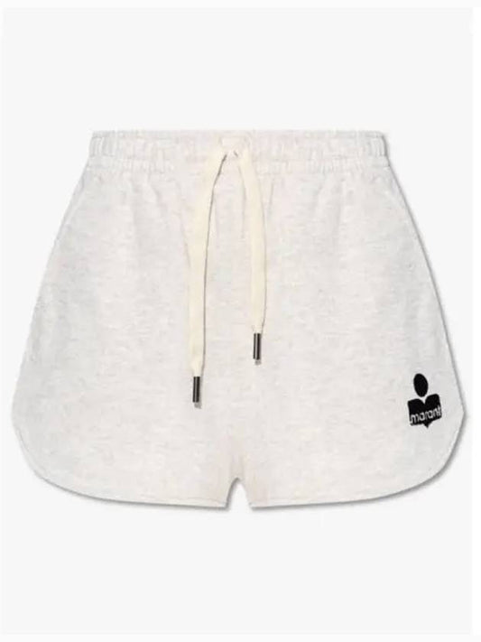 Women's Mipha Logo Shorts Ecru - ISABEL MARANT - BALAAN 2