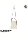 Peggy red logo graphic small bucket bag - BURBERRY - BALAAN 4