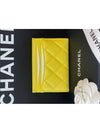 Classic card wallet card slot yellow Siamese caviar AP0213 - CHANEL - BALAAN 2