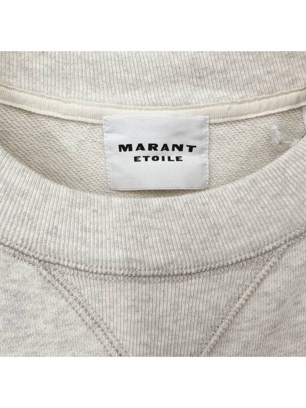 Margot Crop Women s Sweatshirt SW0005FA ECRU - ISABEL MARANT - BALAAN 4