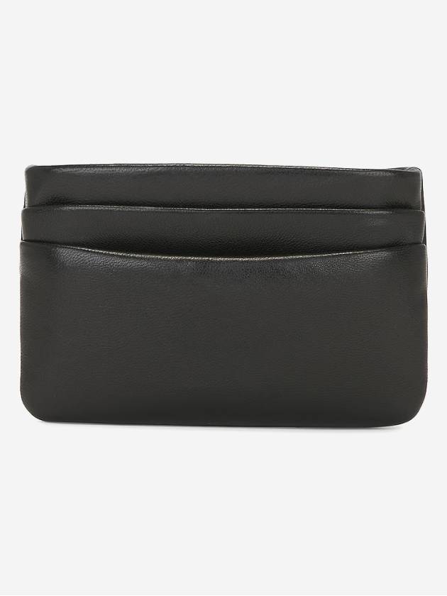 Calypso Zipped Card Wallet Black - SAINT LAURENT - BALAAN 3