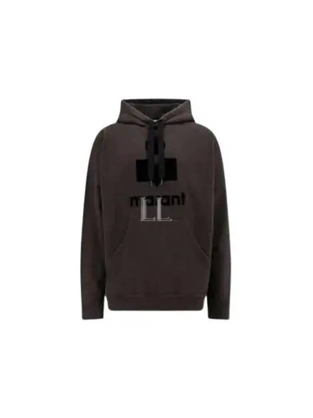 Miley Big Logo Hoodie Faded Black - ISABEL MARANT - BALAAN 2