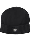 Triomphe Logo Beanie Black - CELINE - BALAAN 2