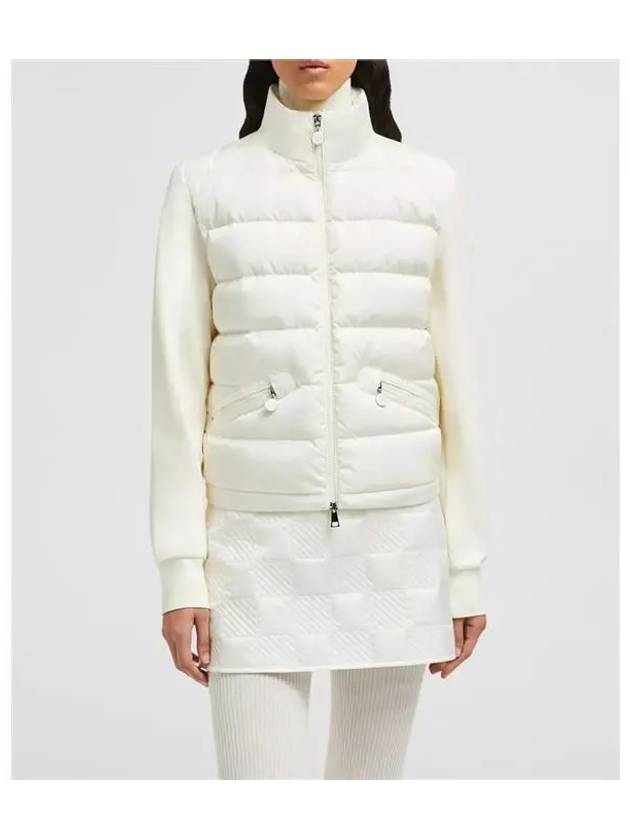 Women s Zip Up Padding White - MONCLER - BALAAN 5