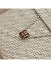 Mini Pop H Pendant Necklace Silver - HERMES - BALAAN 6